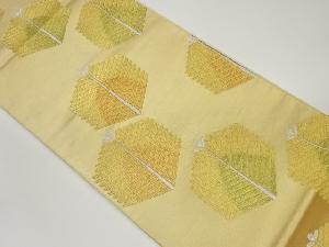 松亀甲模様織出し袋帯